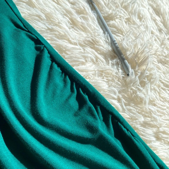 GREEN TEE SHIRT MIDI DRESS TANK  SLEEVELESS …. Size Large GUC - Picture 8 of 13